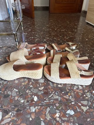 Lote de 6 sandalias