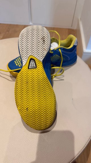 Zapatillas Padel Wilson Azul y Amarillo
