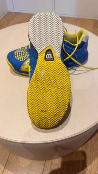 Zapatillas Padel Wilson Azul y Amarillo