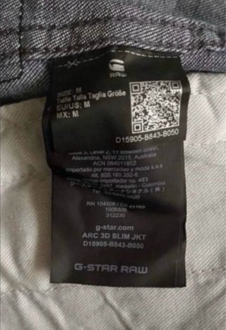 Chaqueta vaquera hombre de G-Star Raw (M)