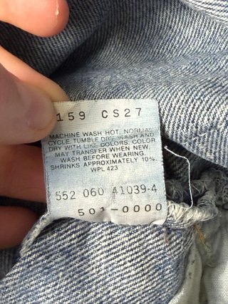 Levi’s 501 Made in USA 90’s/2000 Rare Vintage