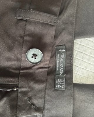 Pantalón de traje negro mujer