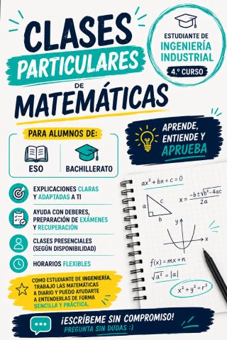Clases de Matemáticas a domicilio