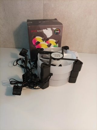 Mars Gaming MF-3A, Kit 3x Ventiladores FDB 120mm