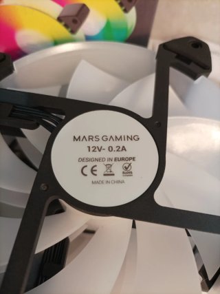 Mars Gaming MF-3A, Kit 3x Ventiladores FDB 120mm