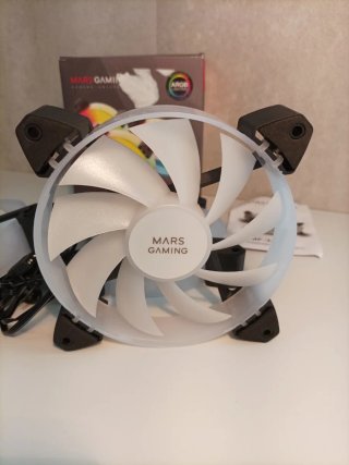 Mars Gaming MF-3A, Kit 3x Ventiladores FDB 120mm