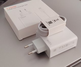 120W Cargador Xiaomi compatible + Cable USB Tipo C