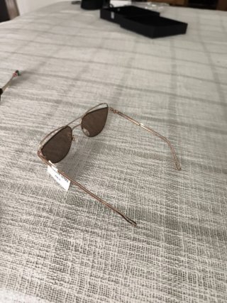 Gafas de sol Carolina Lemke doradas
