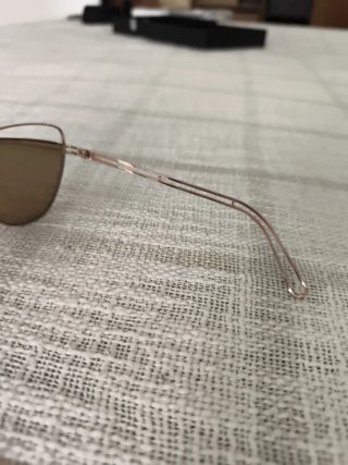 Gafas de sol Carolina Lemke doradas