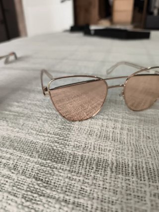 Gafas de sol Carolina Lemke doradas