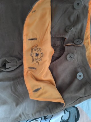 Pantaloni marroni della petit bateau chiari con bo
