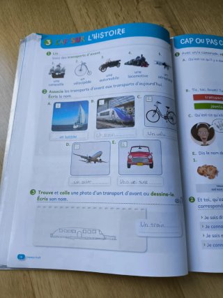 Libro francés ejercicios 5 primaria