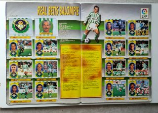 Álbum Cromos Liga 96/97