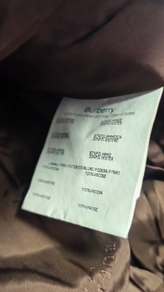 Abrigo Burberry Marrón Mujer