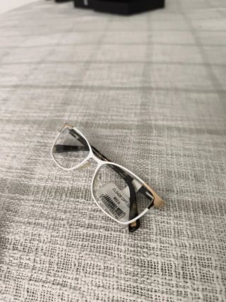 Monturas Gafas Carolina Lemke Blancas y Doradas