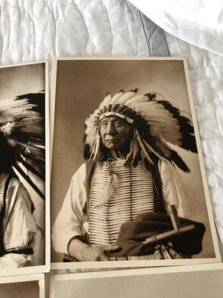 Colección Tarjetas Antiguas USA Indios Nativos
