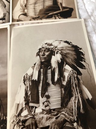 Colección Tarjetas Antiguas USA Indios Nativos