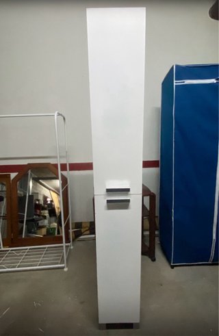Armario columna blanco