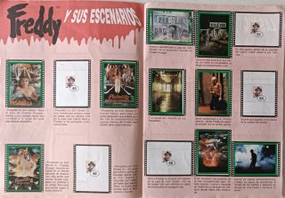 Colección Cromos Freddy Krueger