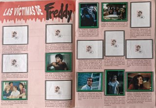 Colección Cromos Freddy Krueger
