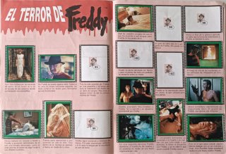 Colección Cromos Freddy Krueger