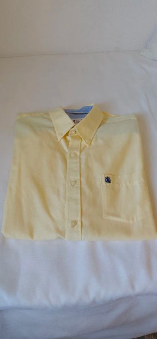 Camisa Cortefiel Talla L Amarilla
