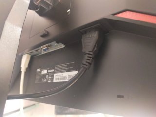 Monitor curvo AOC Nero