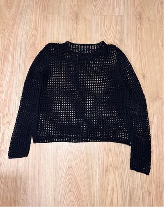 Jersey red negro brillo. Talla L. Mango.