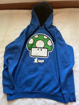 Sudadera Mario 1UP Hongo