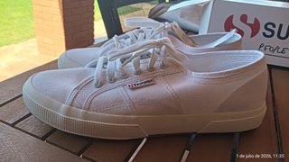 Zapatillas Superga Blancas Nuevas Talla 44.5