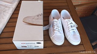 Zapatillas Superga Blancas Nuevas Talla 44.5