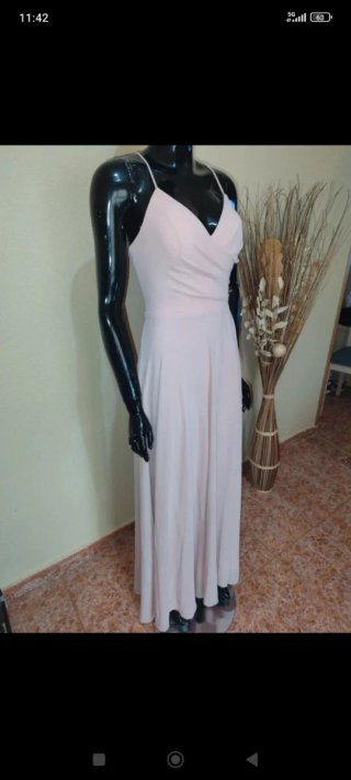Vestido rosa cruzado turopitamolona vinted
