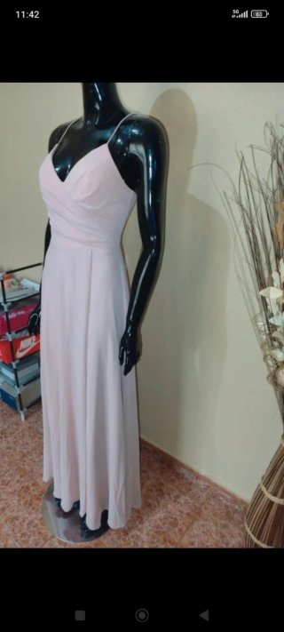 Vestido rosa cruzado turopitamolona vinted