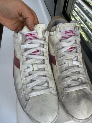 Diadora caña media 100% Piel Blanco Roto T.42 (10)