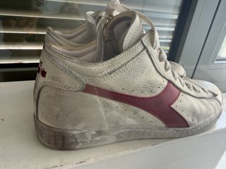 Diadora caña media 100% Piel Blanco Roto T.42 (10)