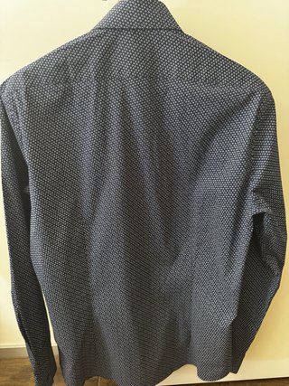 Camisa Calvin Klein Slim Fit Hombre Azul