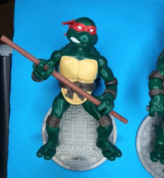 Lote 4 Figuras Tortugas Ninja