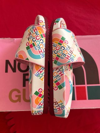 Chanclas The North Face x Gucci Multicolor