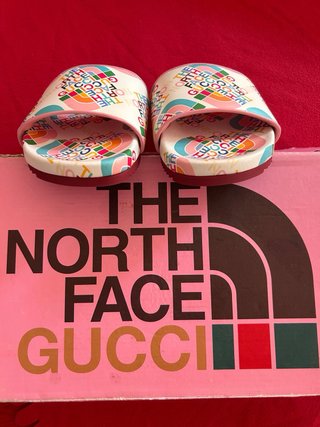 Chanclas The North Face x Gucci Multicolor