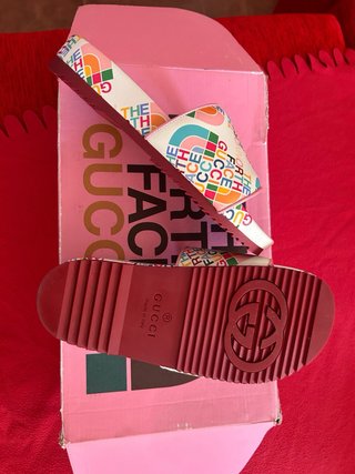 Chanclas The North Face x Gucci Multicolor