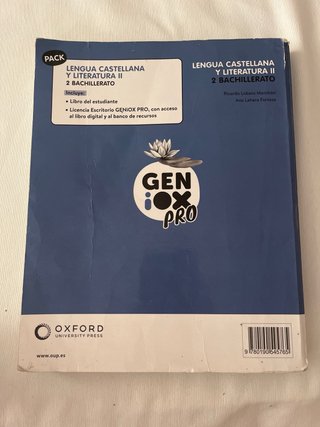 Lengua castellana y literatura II. Libro del es...