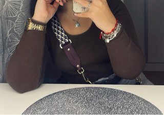 Correa de piel Lonbali para bolso