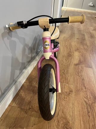 Bicicleta BIKESTAR sin pedales rosa