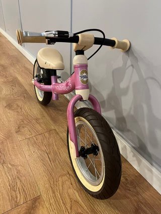 Bicicleta BIKESTAR sin pedales rosa