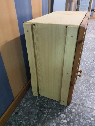 Armario de cocina de madera.