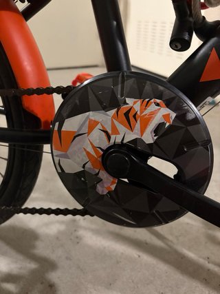 Bicicleta BTWIN 20 Naranja/Negra