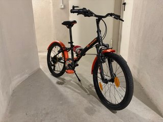 Bicicleta BTWIN 20 Naranja/Negra