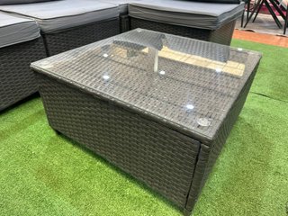 Pack Terraza 280cm Ratán y Cristal