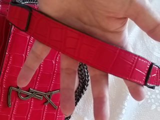 Bolso elegante piel efecto cocodrilo