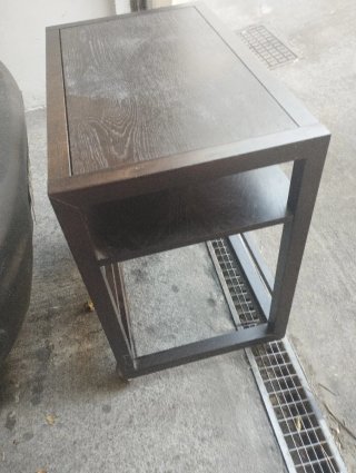 Carro auxiliar de madera